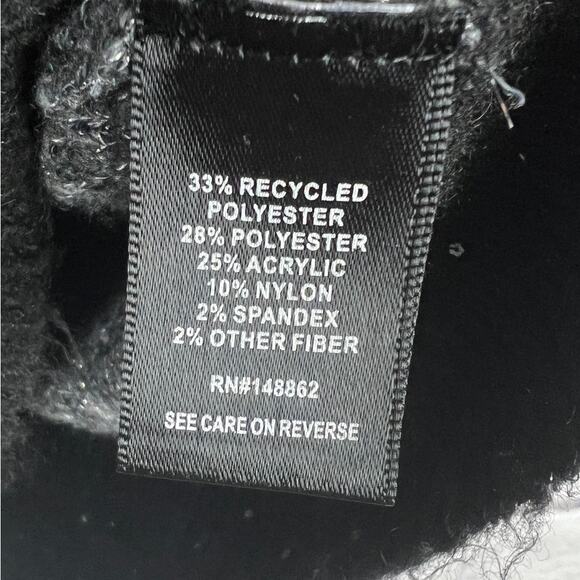 Torrid Women L Glam Party Holiday Sequin Striped Vegan Cashmere Cardigan Sweater - Picture 6 of 10